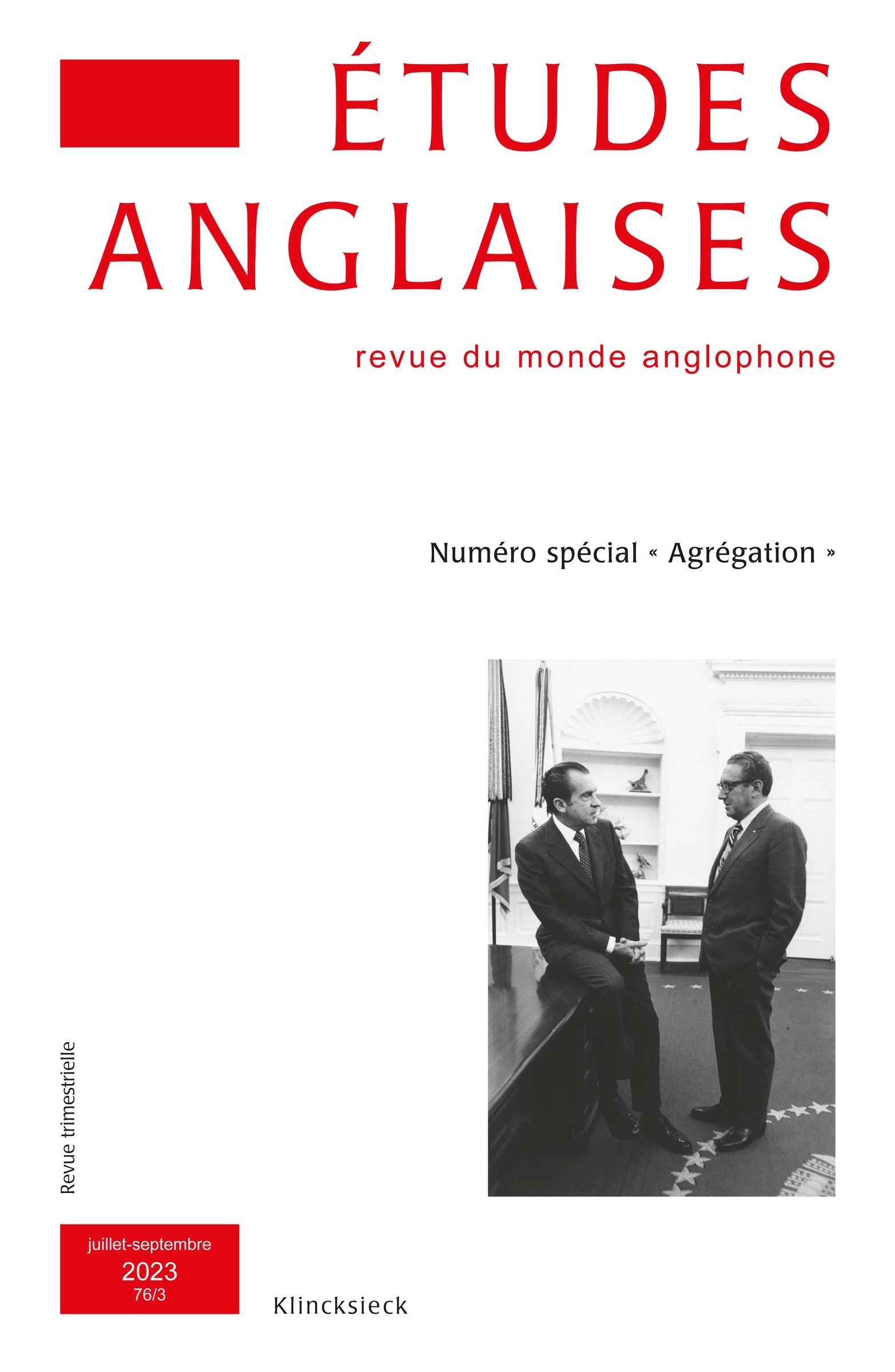 Etudes anglaises - N°3/2023