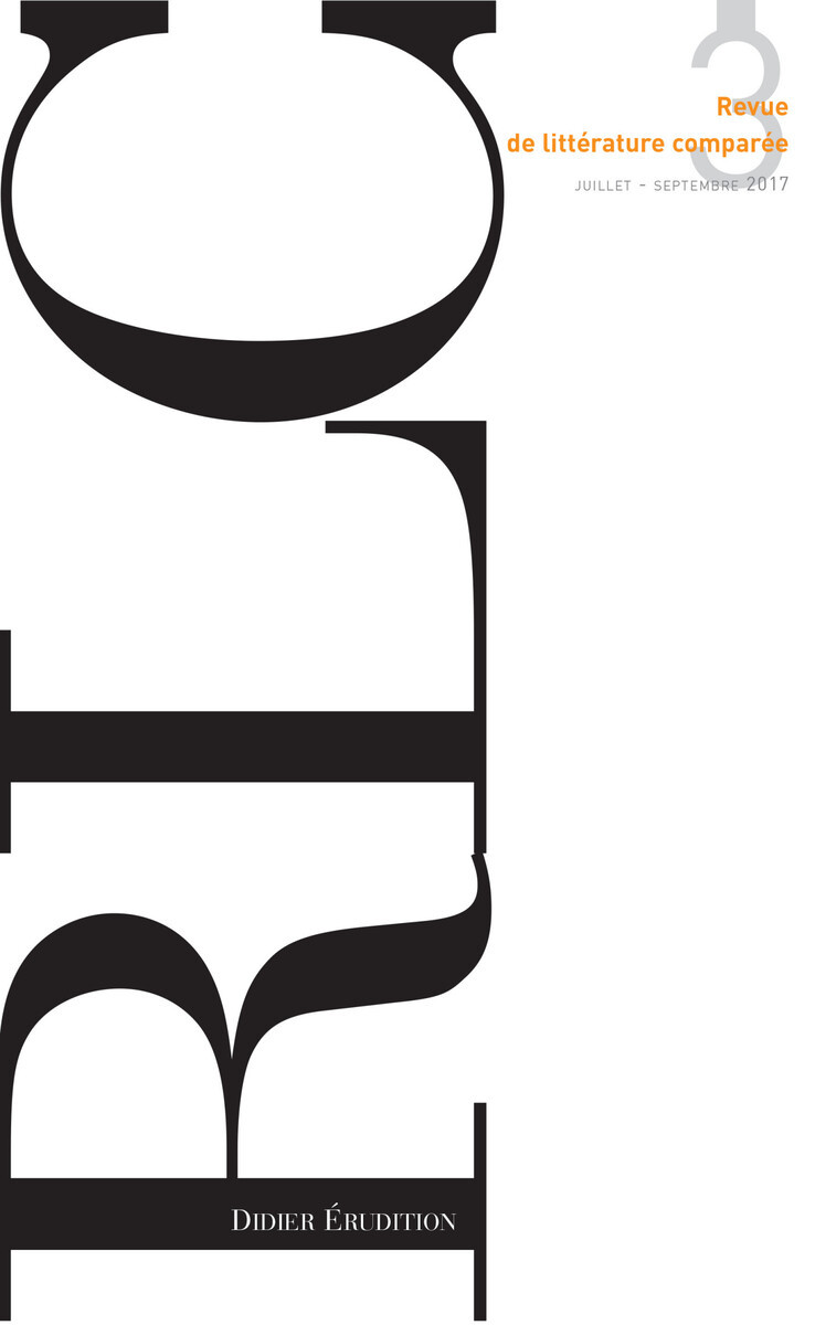 Revue de littérature comparée - N°3/2017