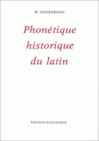 Précis de phonétique historique du latin