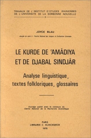 Le Kurde de Amadiya et de Djabal Sindjar