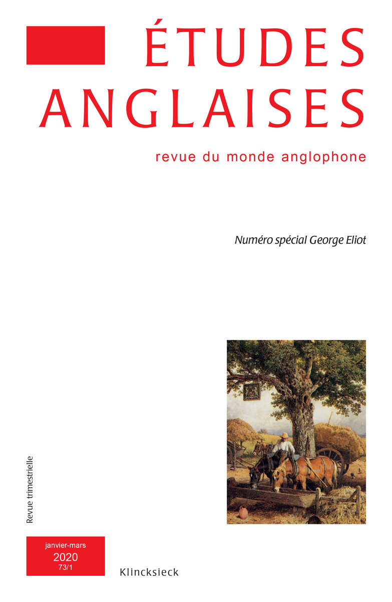 Études anglaises - N°1/2020