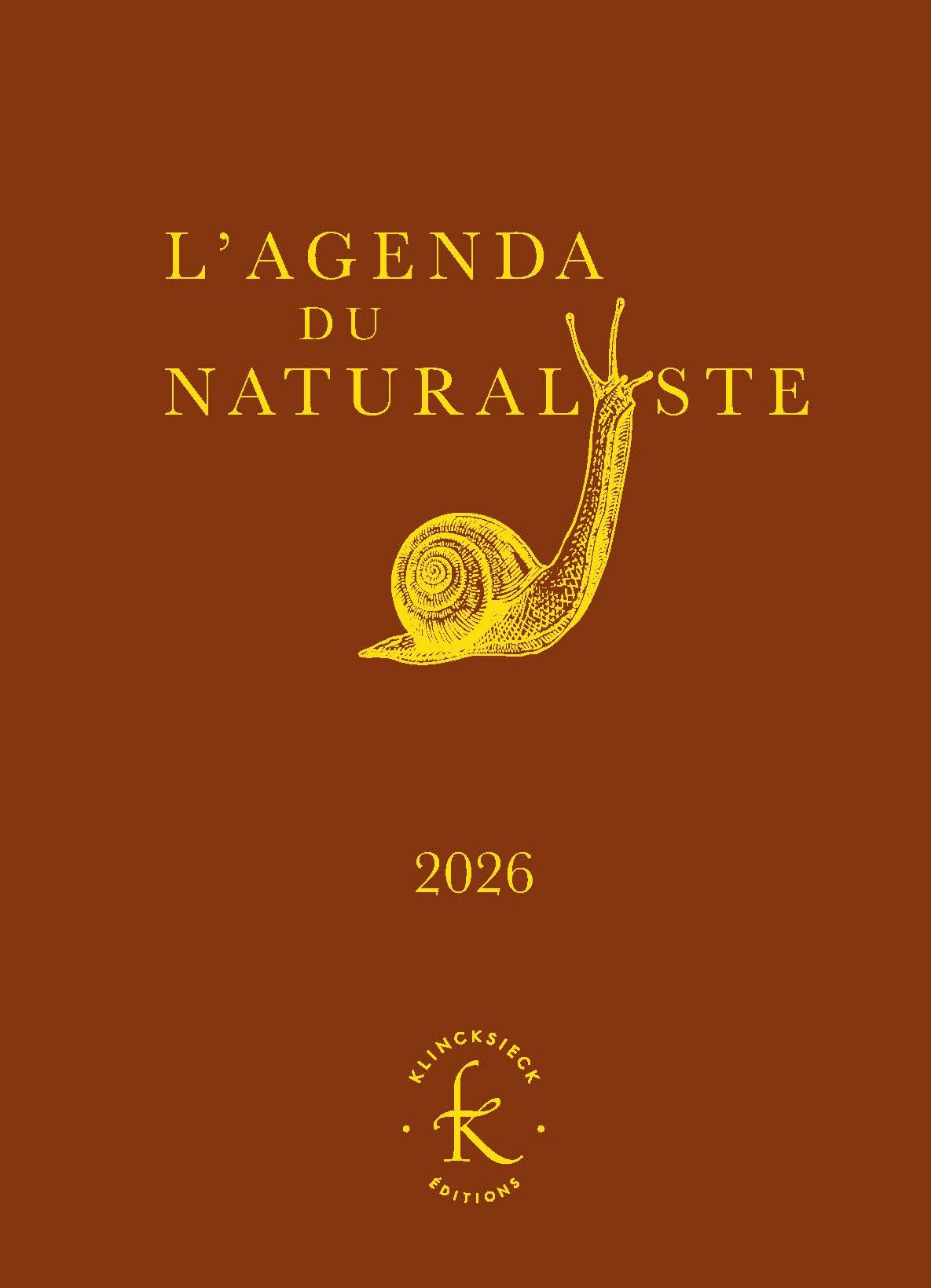 L'Agenda du naturaliste 2026