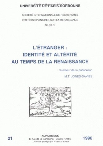 L'Étranger : identité et altérité au temps de la Renaissance