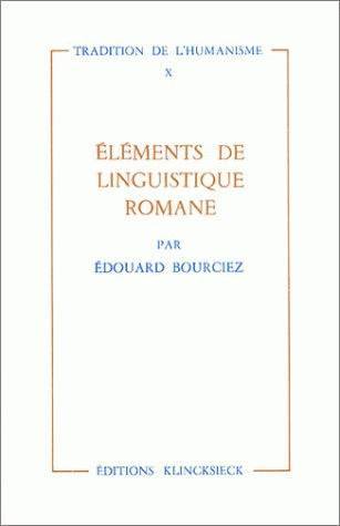 Éléments de linguistique romane