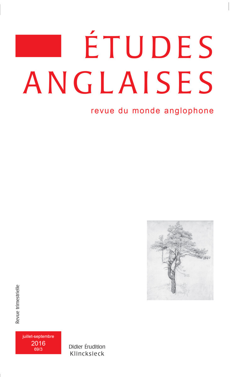 Études anglaises - N°3/2016