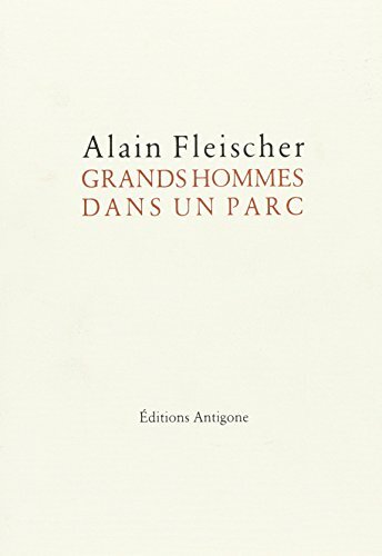 Grands hommes dans un parc