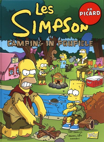 Les Simpson En Picard - Tome 1 Camping in foufiele