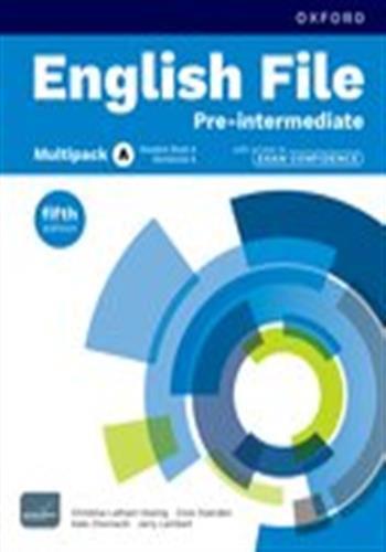 English file 5th edition pre-intermediate; student's book & workbook with access to exam confidence multi-pack a