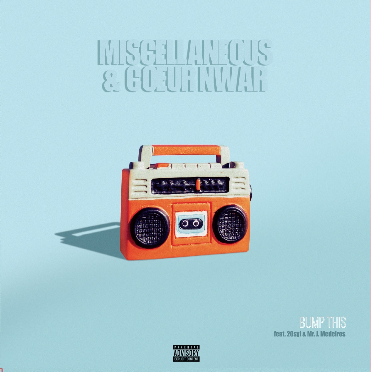 COEUR NWAR BUMP THIS FEAT 20SYL / MR J MEDEIROS 45 TOURS EDITION LIMITEE