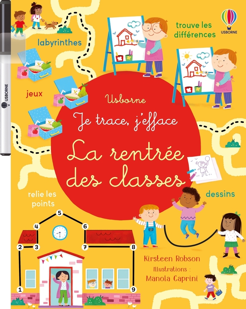 La rentrée des classes - Je trace, j'efface - Dès 3 ans