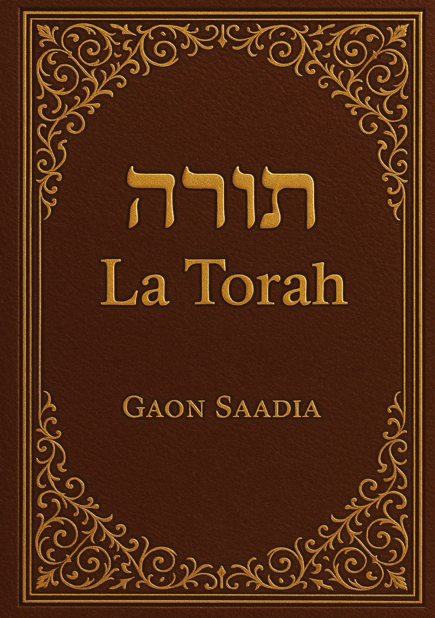 La Torah (Genèse, Exode, Lévitique, Nombres, Deutéronome)