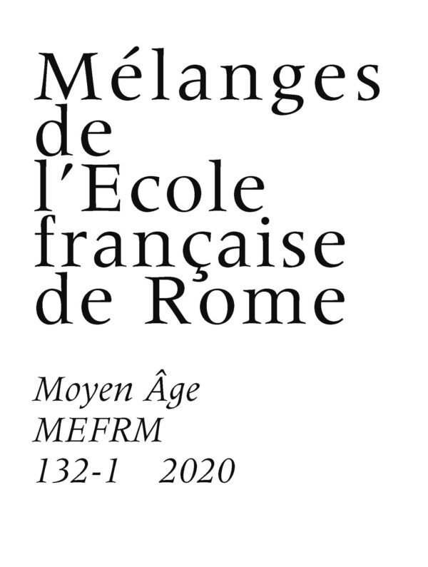 Mélanges de l'école française de Rome. moyen âge
