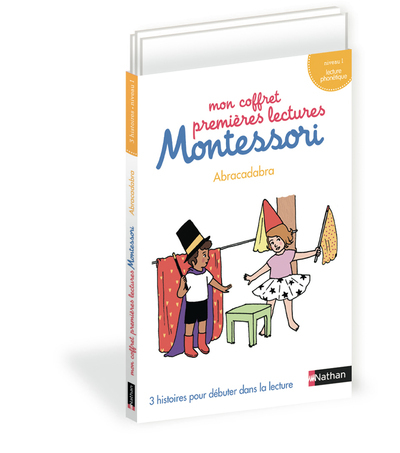 Mon coffret premieres lectures Montessori - Abracadabra ! niveau 1