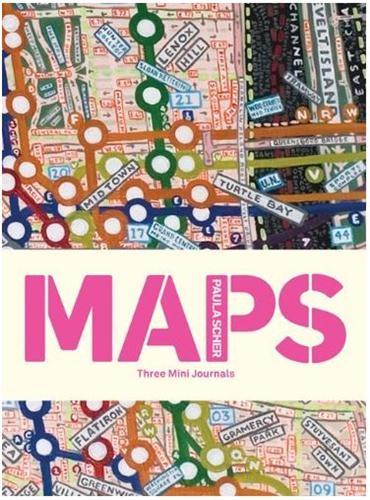 Paula Scher MAPS 3 Mini Journals /anglais