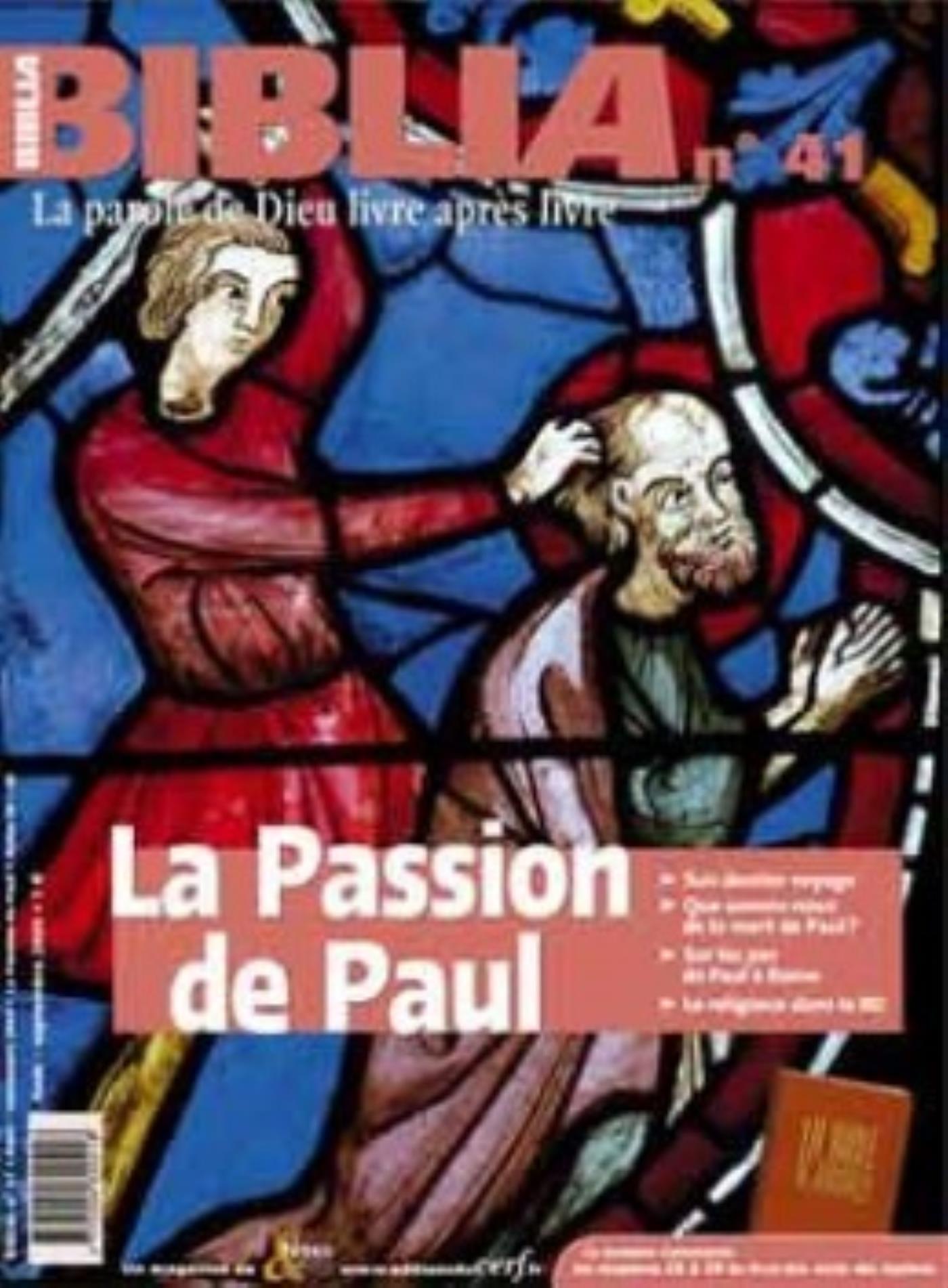 BIBLIA - NUMERO 41 LA PASSION DE PAUL