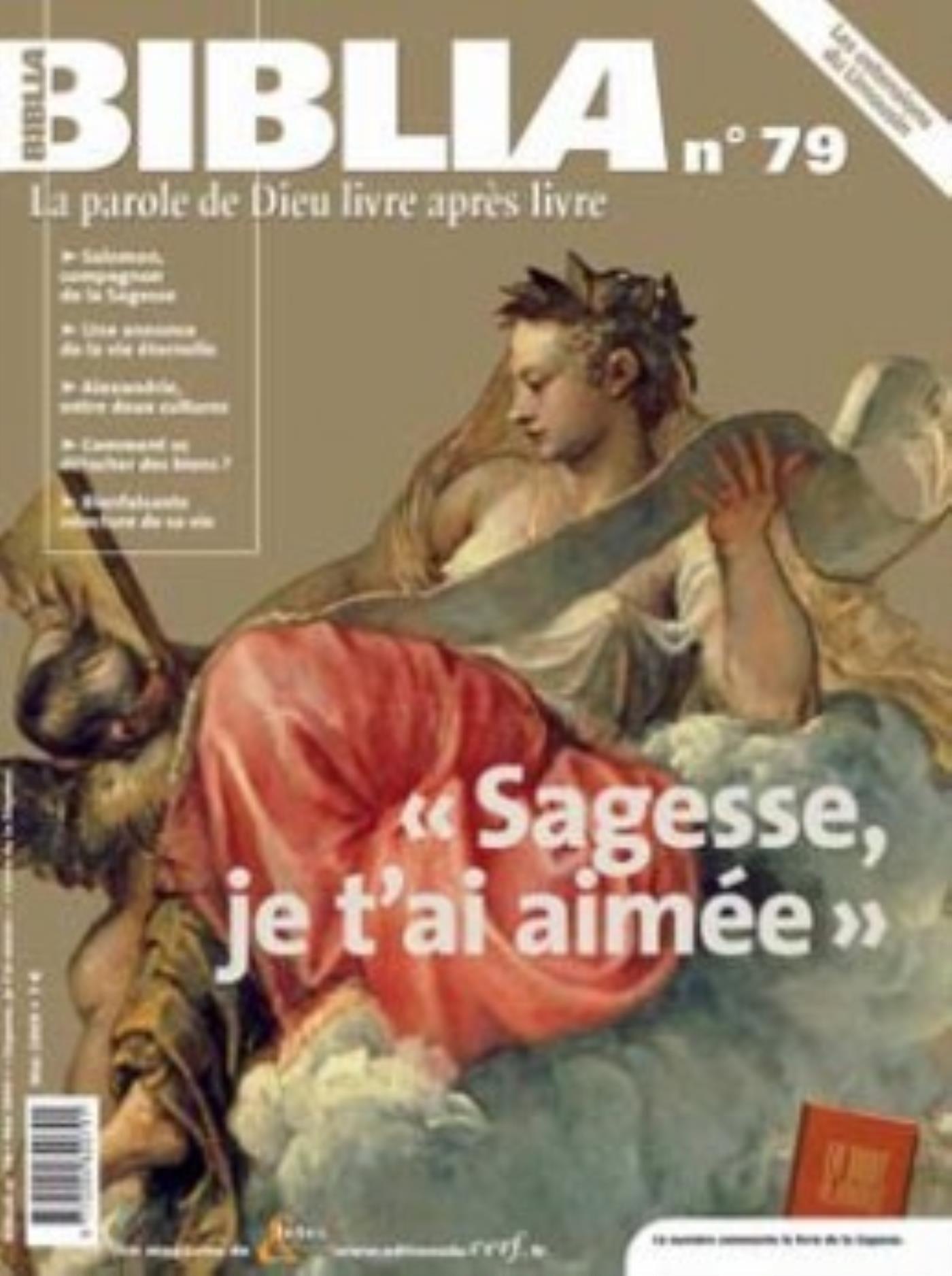BIBLIA 79 - SAGESSE, JE T'AI AIME