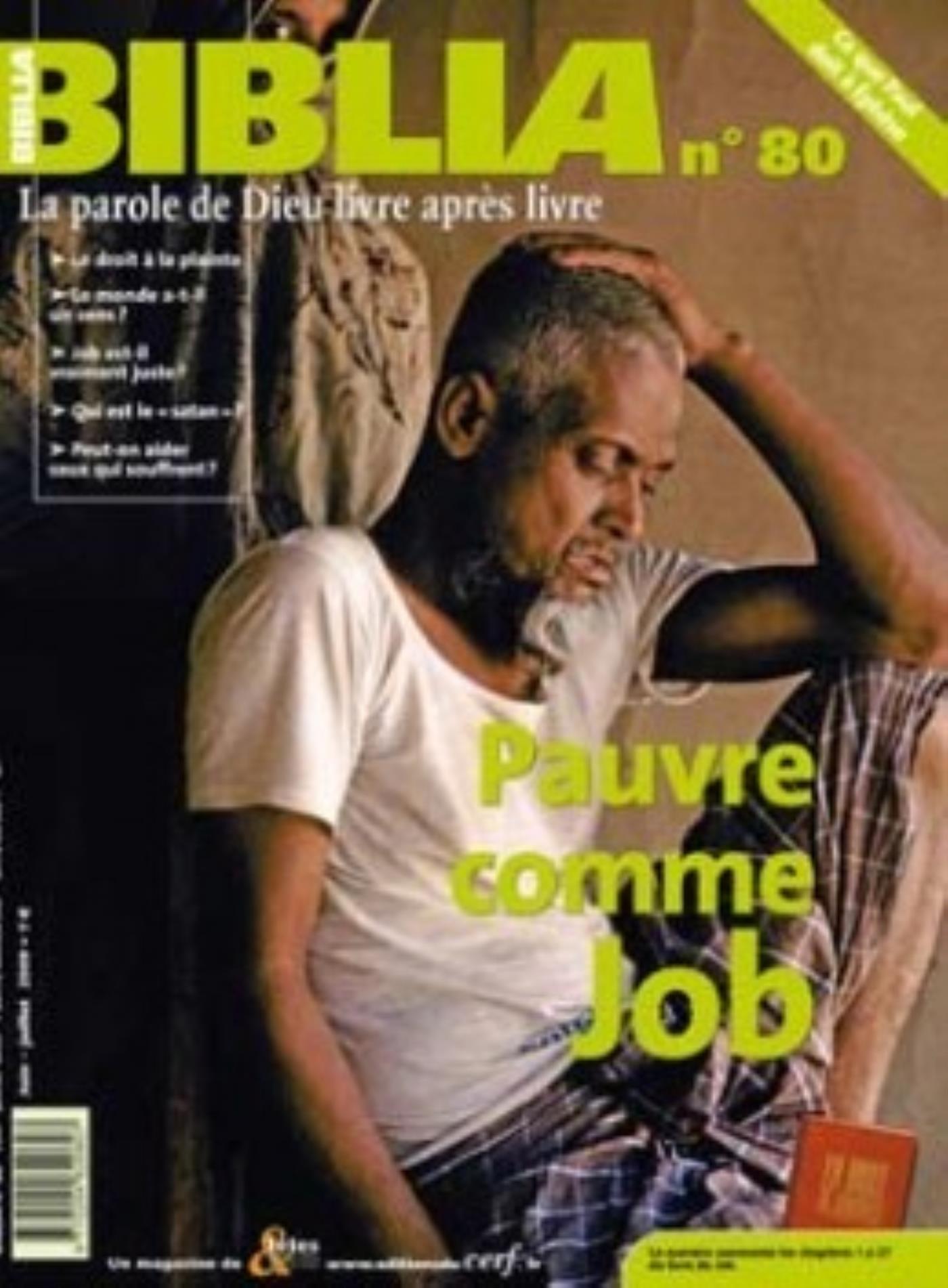 BIBLIA NUMERO 80 PAUVRE COMME JOB