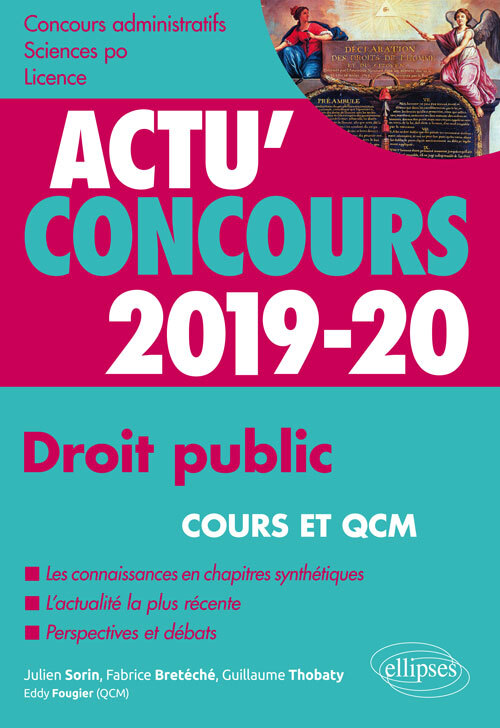 Droit public - concours 2019-2020