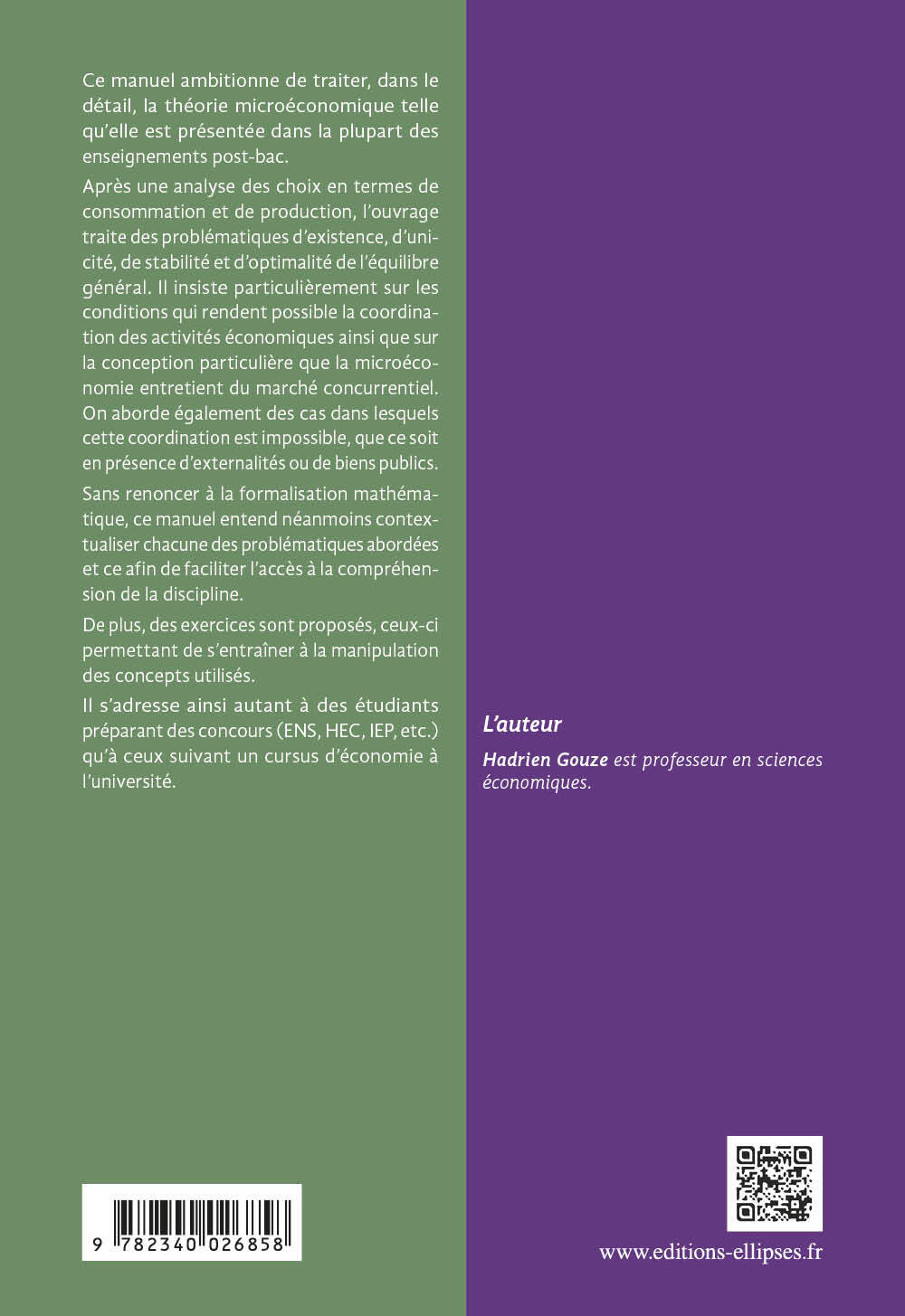 Manuel de microéconomie