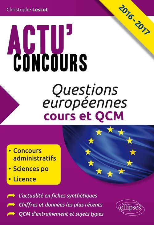 Questions européennes 2016
