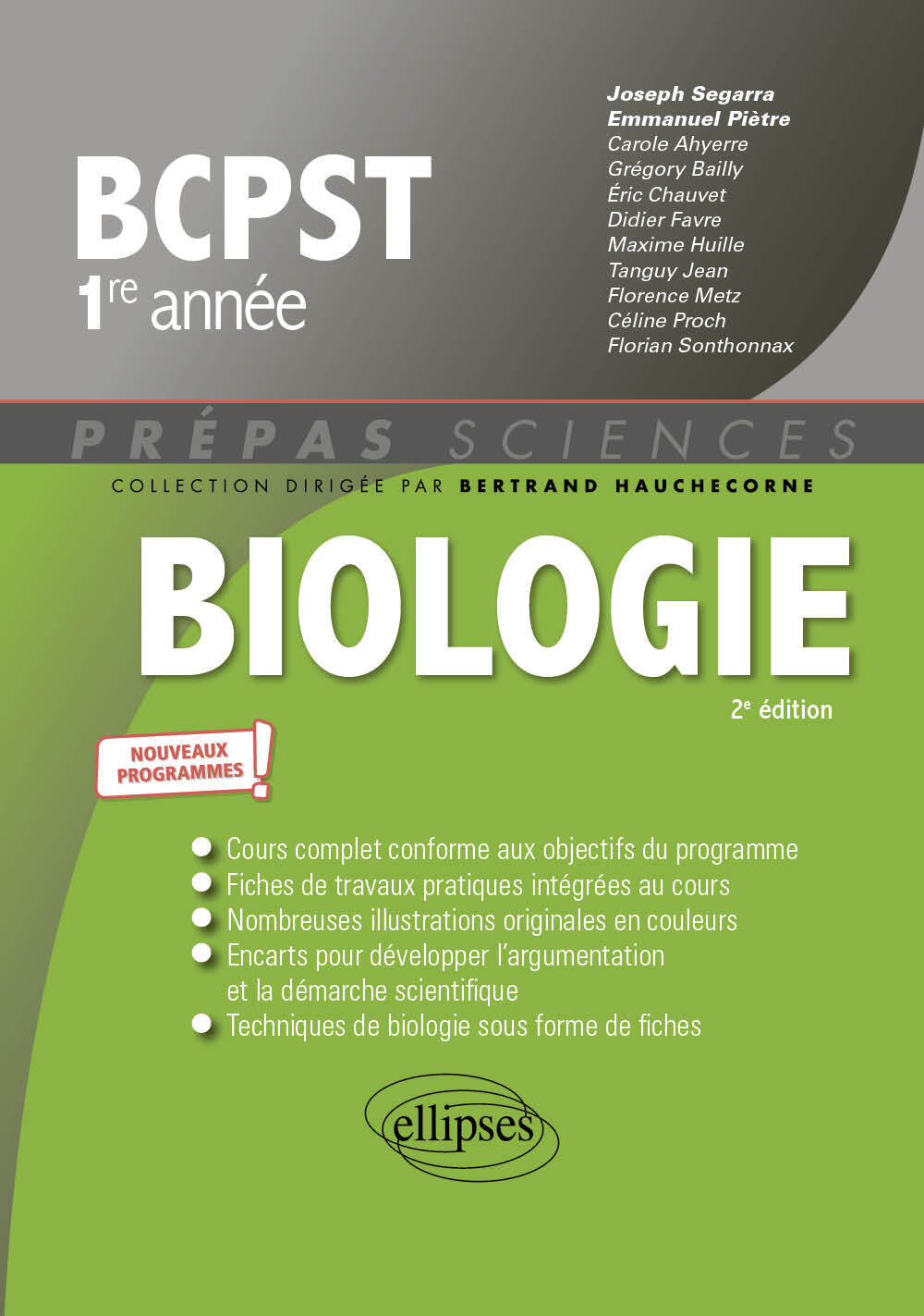 Biologie BCPST1 - Programme 2021