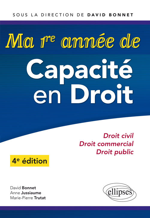 Ma 1re année de capacité en droit - 4e édition