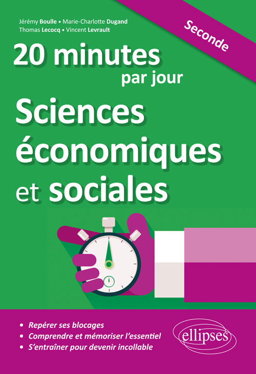20 minutes par jour de Sciences économiques et sociales - Seconde
