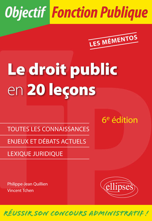 Le Droit public en 20 leçons - 6e édition