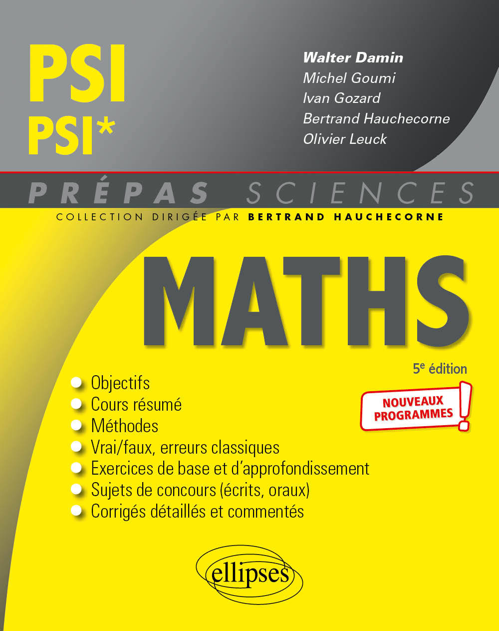Mathématiques PSI/PSI* - Programme 2022