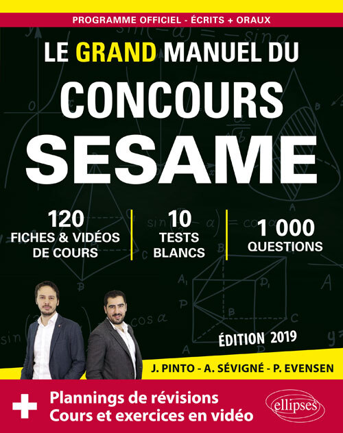 Le Grand Manuel du concours SESAME