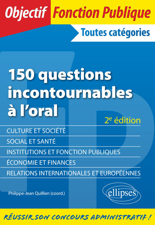 150 questions incontournables à l’oral