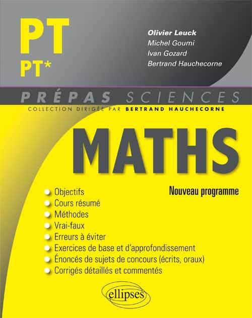 Mathématiques PT/PT* - nouveau programme 2014