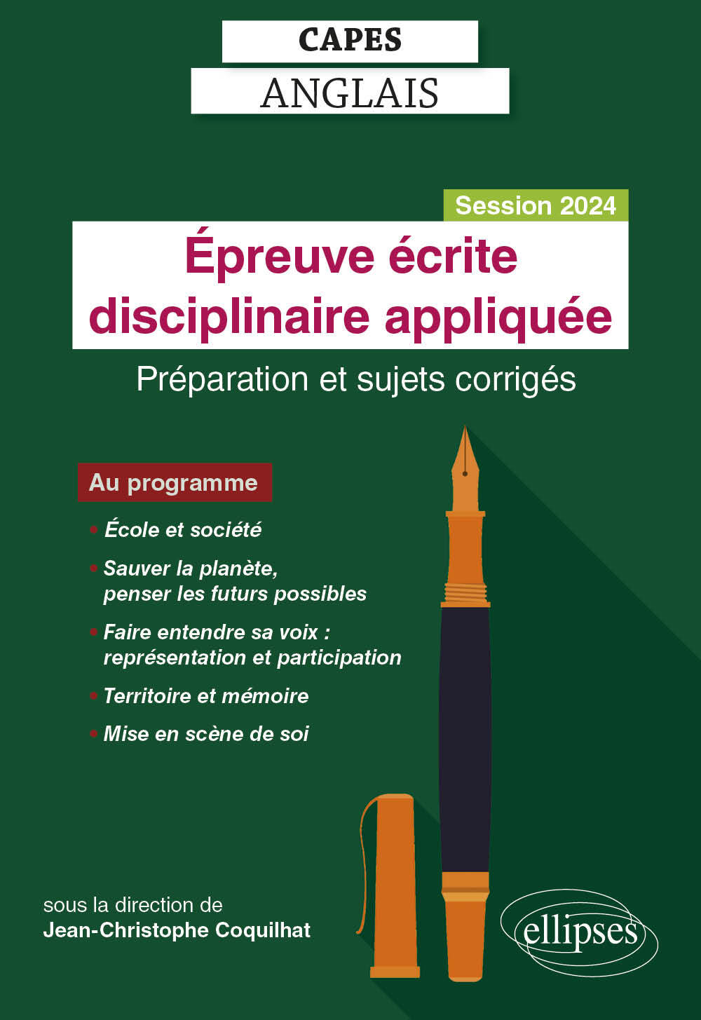 CAPES Anglais - Épreuve écrite disciplinaire appliquée - Session 2024