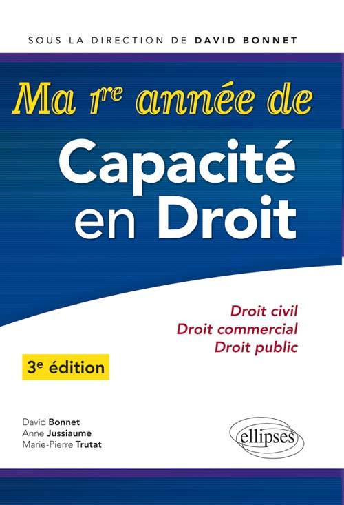 Ma 1re année de Capacité en Droit -  3e édition