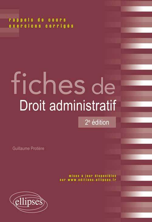 Fiches de Droit administratif, 2e édition