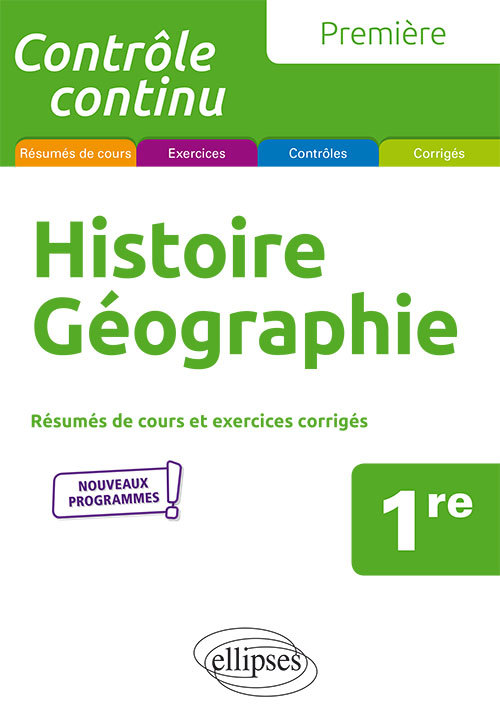 Histoire-géographie - Première - nouveaux programmes