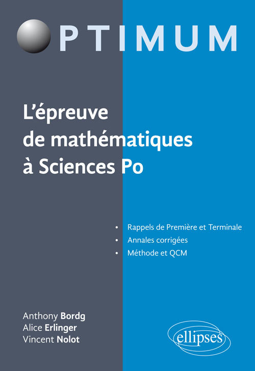 L’épreuve de mathématiques à Sciences Po