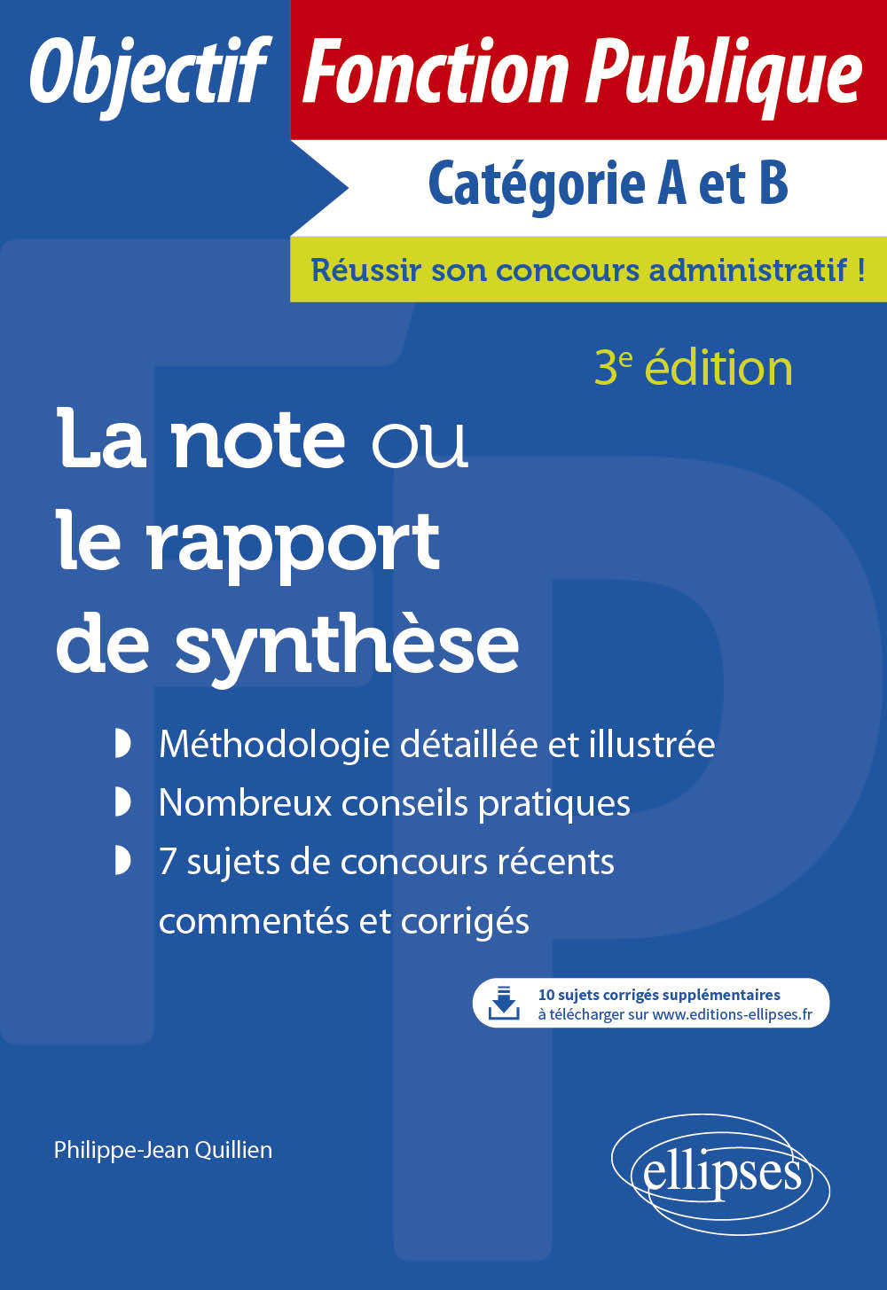 La note ou le rapport de synthèse