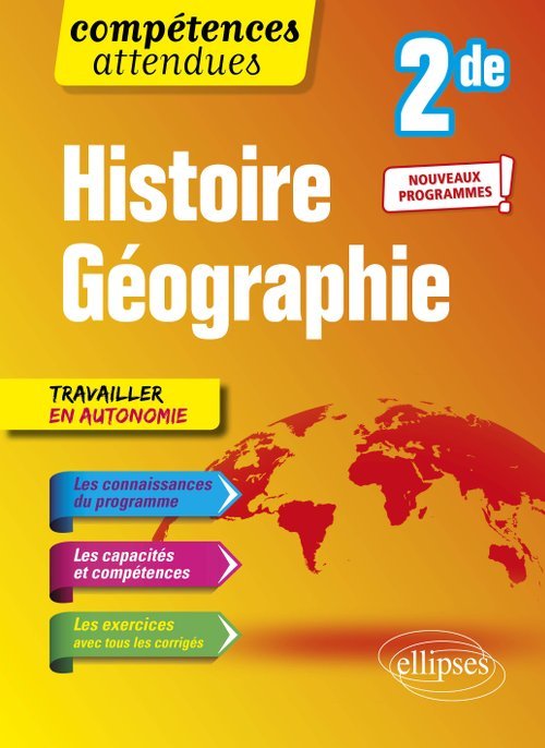 Histoire-géographie - Seconde - Nouveaux programmes