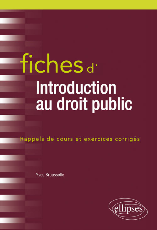 Fiches d'introduction au droit public