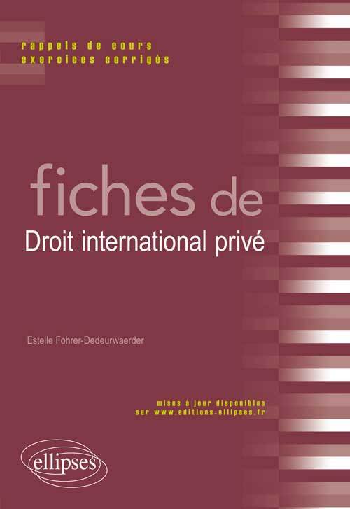 Fiches de Droit international privé