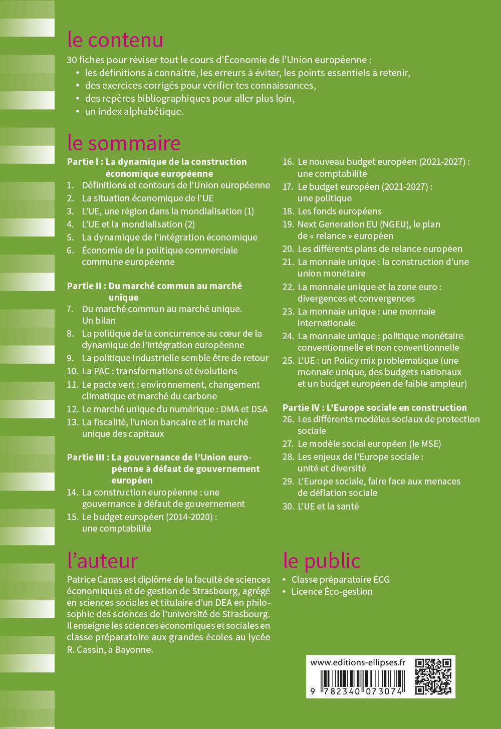 Fiches d'Économie de l'Union européenne