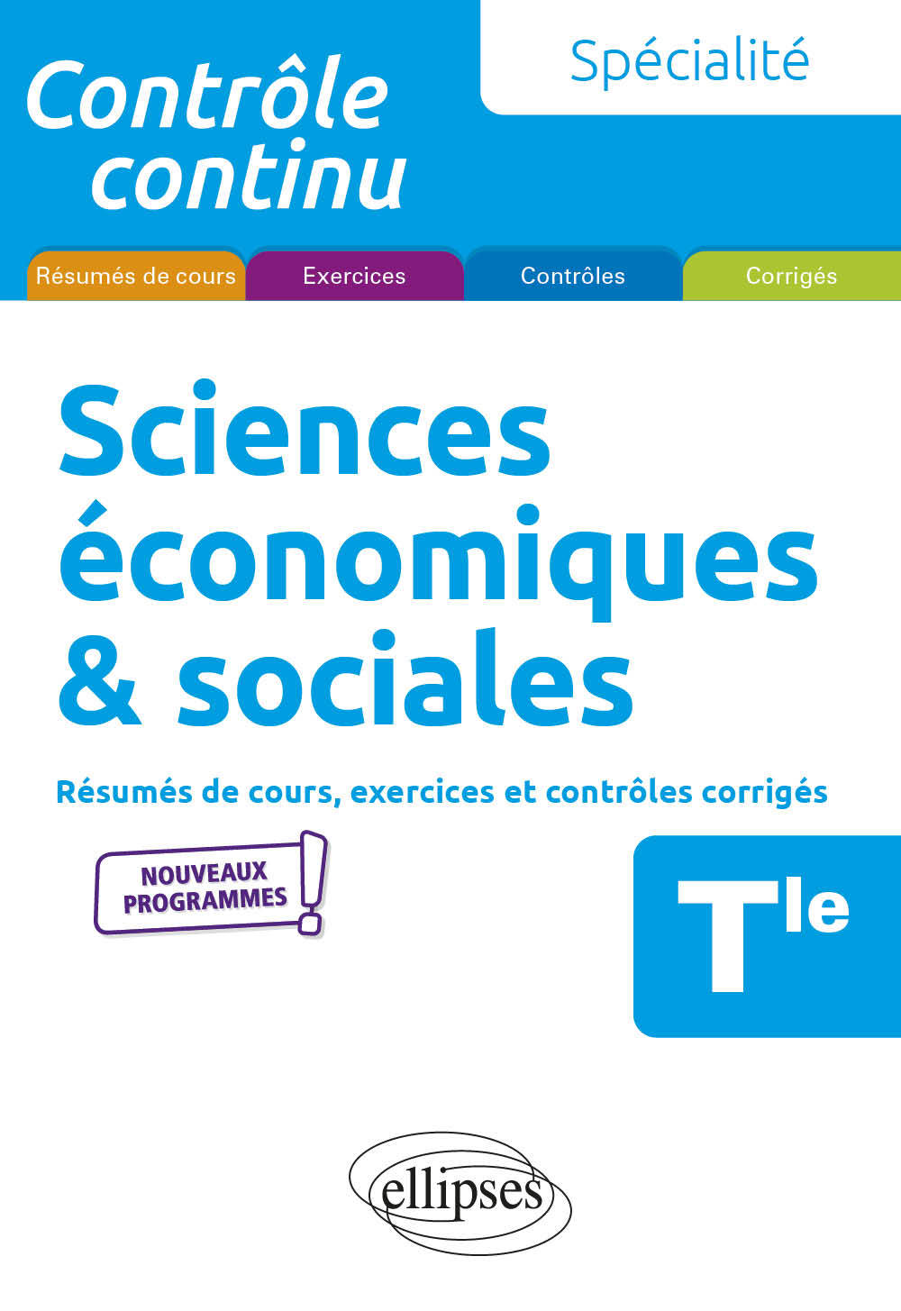 Spécialité Sciences économiques et sociales - Terminale - Nouveaux programmes