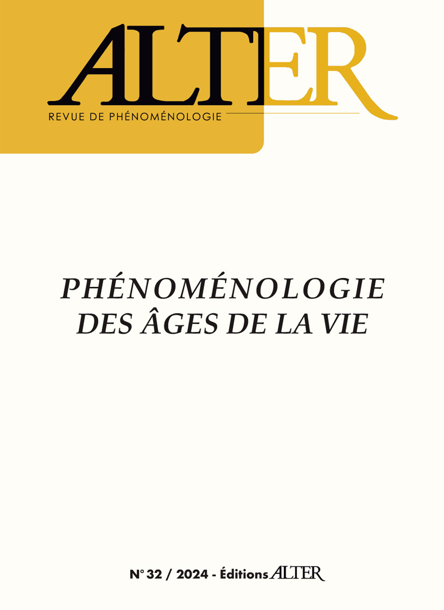 Phénoménologie des âges de la vie