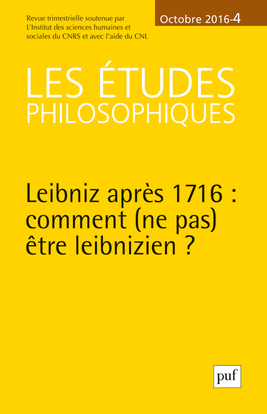 études philosophiques 2016, n° 4