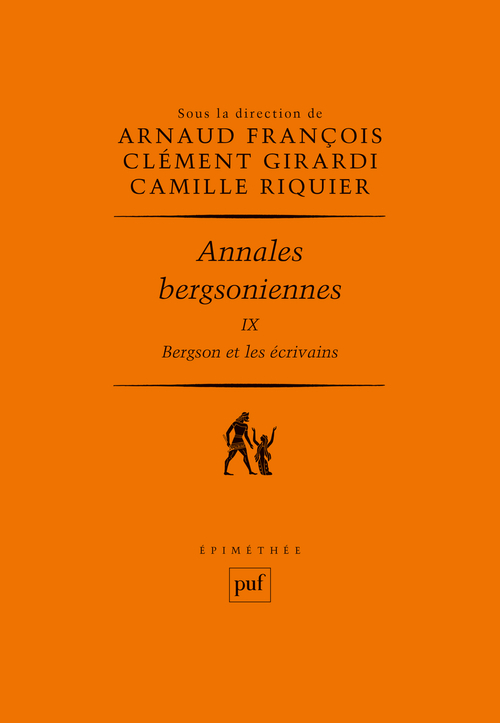Annales bergsoniennes, IX