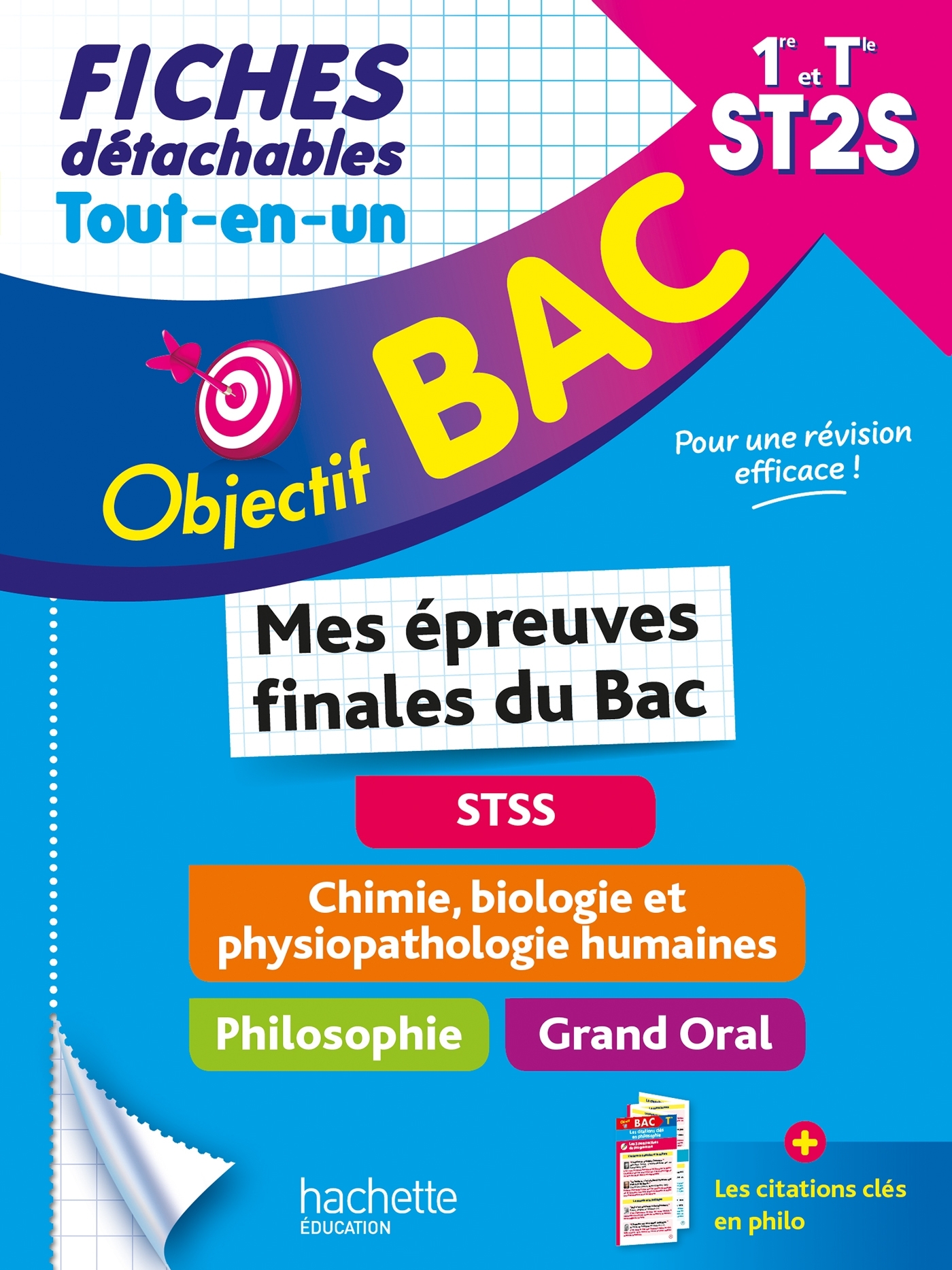 Objectif BAC Fiches Tout-en-un 1re-Term ST2S Mes épreuves finales du Bac