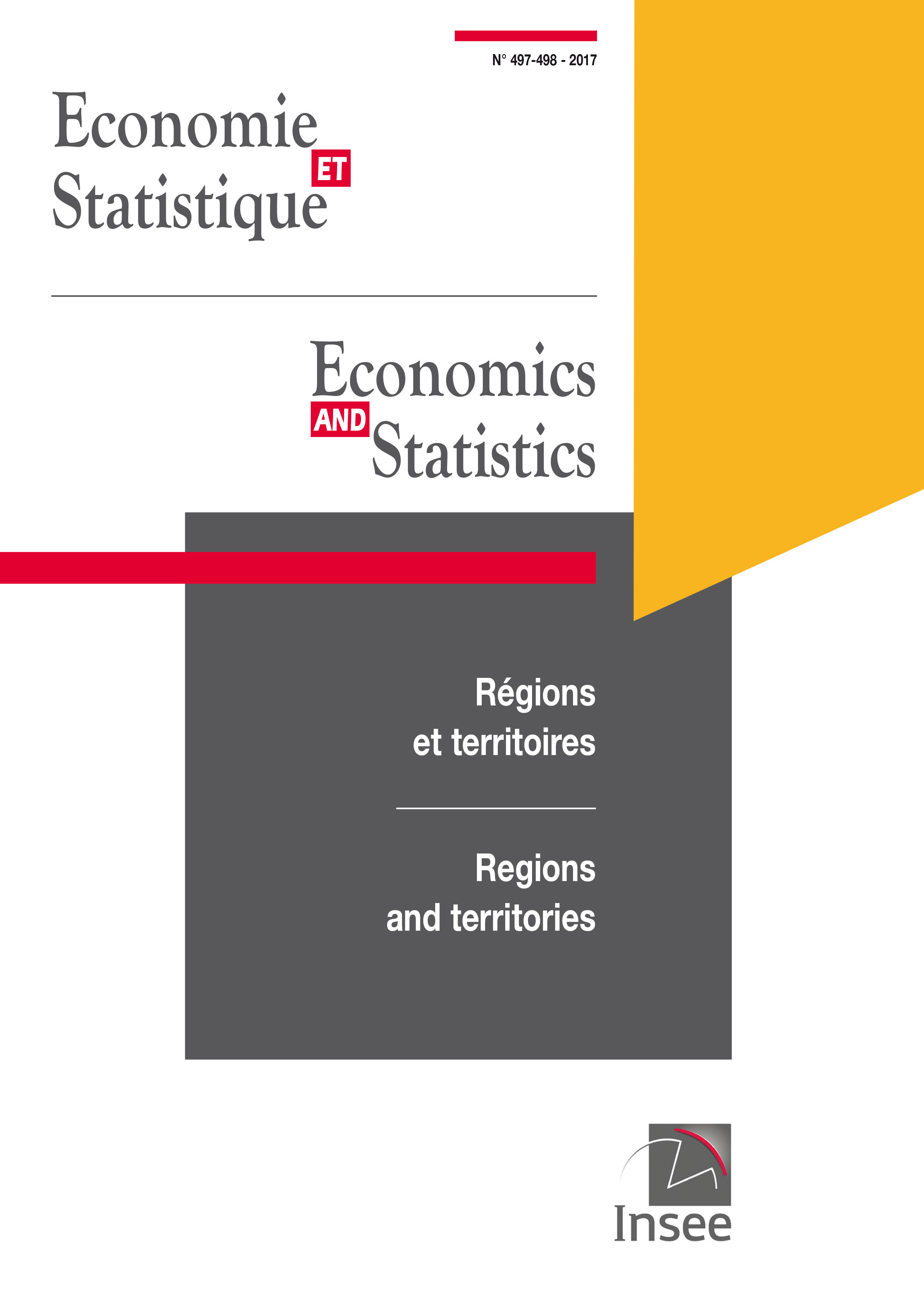 Economie et Statistique/Economics and Statistics n° 497-498