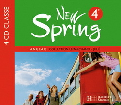 New Spring 4e LV1 - Anglais - 4 CD audio classe - Edition 2008