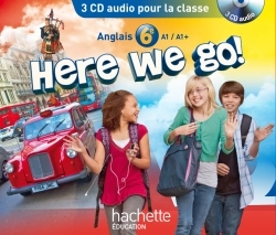 Here we go! anglais 6e - CD audio classe - Edition 2014
